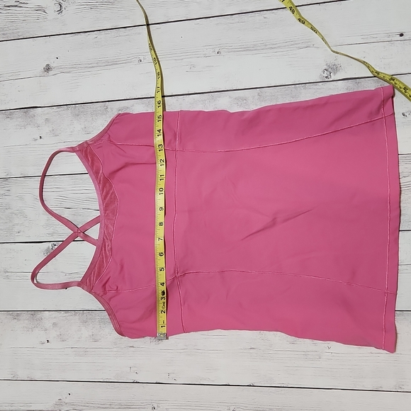 ALO pink workout Built in bra top - Picture 3 of 6